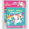 Bookoli Bath Toys | Books>* Colour Magic Splish Splash Bath Book - Unicorns
