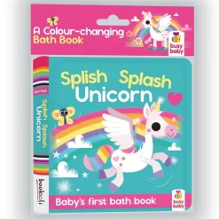 Bookoli Bath Toys | Books>* Colour Magic Splish Splash Bath Book - Unicorns