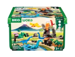 Brio Wooden Toys | Trains & Train Sets>Dinosaur Deluxe Set 45 pieces