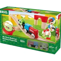 Brio Wooden Toys | Trains & Train Sets>My First Railway Battery Train Set
