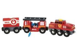 Brio Wooden Toys | Trains & Train Sets>Rescue Firefighting Train 4 pieces