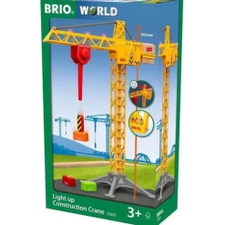 Brio Trains & Train Sets | 3 Years+>World Construction Crane With Lights
