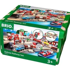 Brio Wooden Toys | Trains & Train Sets>World Deluxe Railway Set