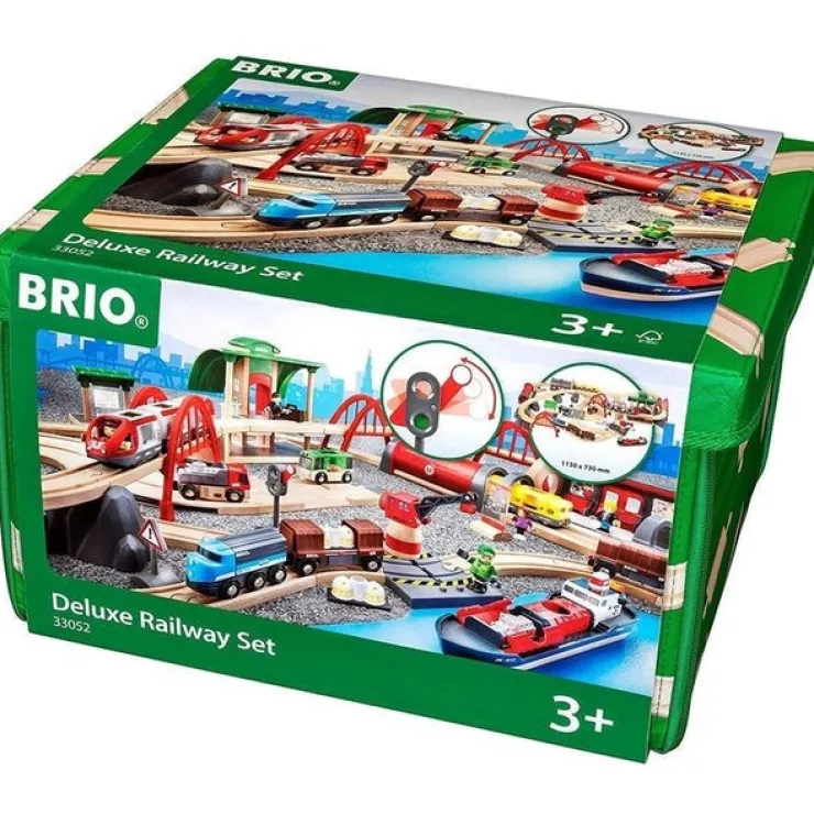 Brio Wooden Toys | Trains & Train Sets>World Deluxe Railway Set