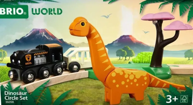 Brio Wooden Toys | Trains & Train Sets>World Dinosaur Circle Set