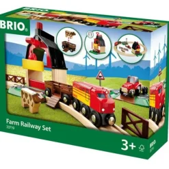 Brio Wooden Toys | Trains & Train Sets>World Farm Railway Set