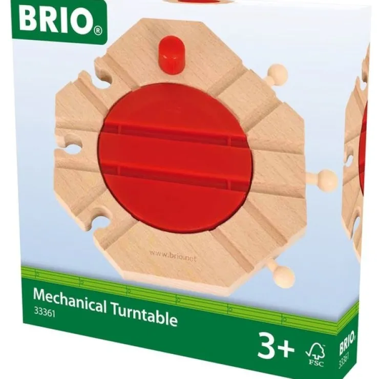 Brio Wooden Toys | Trains & Train Sets>World Mechanical Turntable