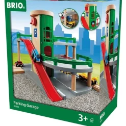 Brio Wooden Toys | Trains & Train Sets>World Parking Garage 7 Piece