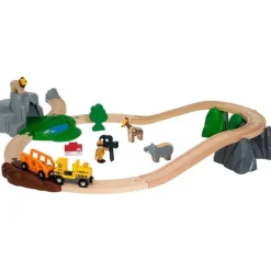 Brio Wooden Toys | Trains & Train Sets>World Safari Adventure Set 26 Piece