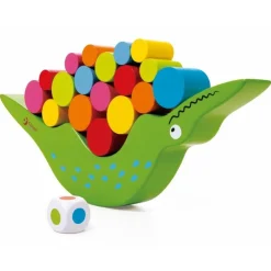 Classic World Wooden Toys | Activities & Learning>Crocodile Balancing Game