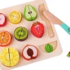 Classic World Wooden Toys | Jigsaw Puzzles>Cutting Fruit Puzzle