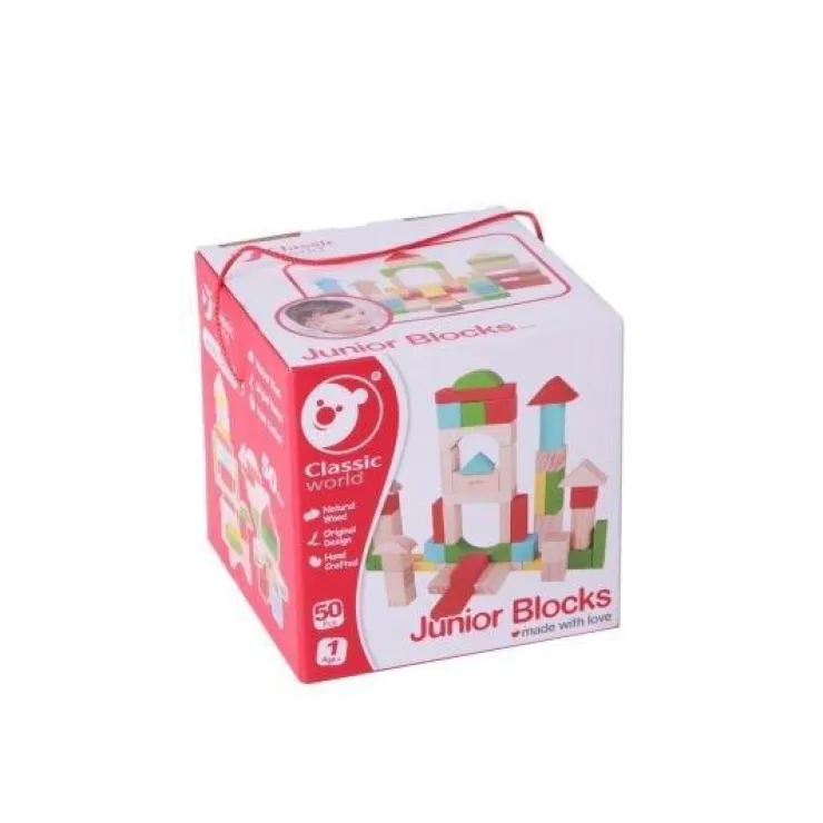 Classic World Wooden Toys | Building Blocks>Junior Building Blocks