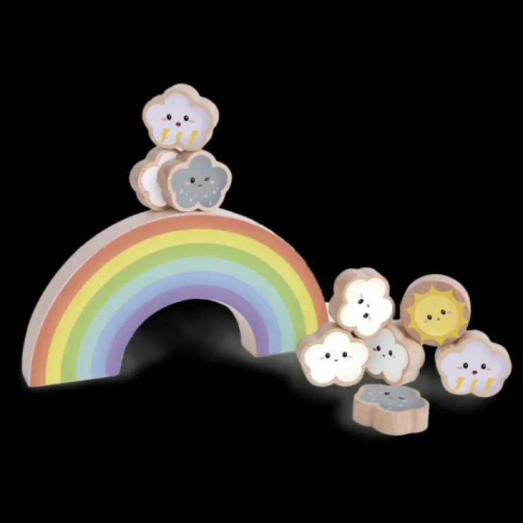 Classic World Wooden Toys | Early Development Toys>* Rainbow Balancing Toy