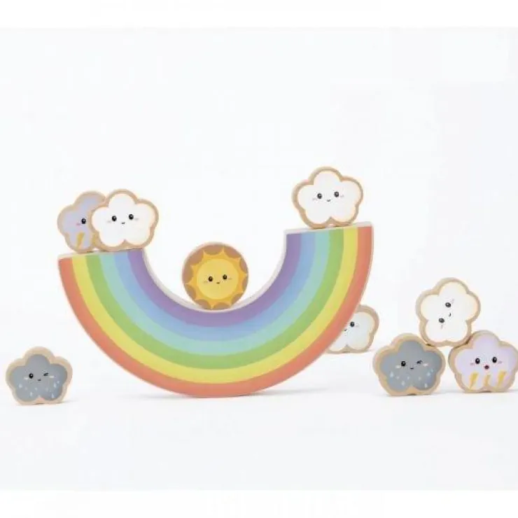 Classic World Wooden Toys | Early Development Toys>* Rainbow Balancing Toy