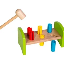 Classic World Wooden Toys | Activities & Learning>Rocking Pounding Bench