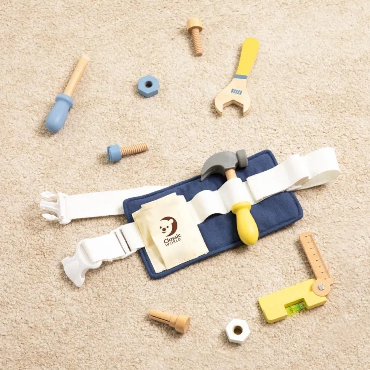 Classic World Wooden Toys | Tools & Toolkits>Tool Belt