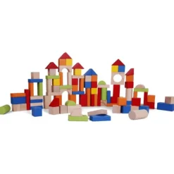 Classic World Wooden Toys | Building Blocks>Wooden Blocks - 100 pc