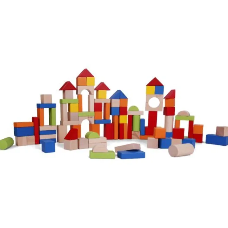 Classic World Wooden Toys | Building Blocks>Wooden Blocks - 100 pc