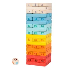 Classic World Wooden Toys | Family Games>Wooden Tower Game