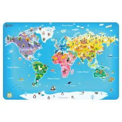 Classic World Jigsaw Puzzles | 3 Years+>World Map Puzzle