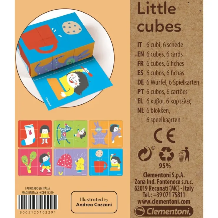 Clementoni Early Development Toys | 2 Years+>Little Object Cubes^