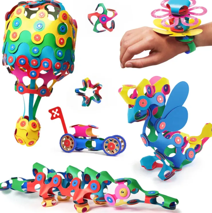 Clixo Steam Toys | Magnetic Construction>Family Pack (150pc)