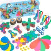 Clixo Steam Toys | Magnetic Construction>Wheel Creator Pack (72pc)
