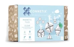 Connetix Building Sets | Magnetic Tiles>Clear Shape Expansion Pack 24pc