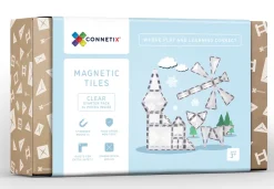 Connetix Building Sets | Magnetic Tiles>Clear Starter Pack 34pc