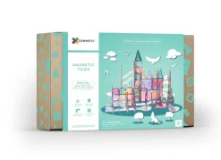 Connetix Building Sets | Magnetic Tiles>Pastel Ball Run Pack 106 pc