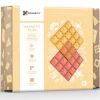 Connetix Building Sets | Magnetic Tiles>Pastel Lemon & Peach Base Plate 2 pc