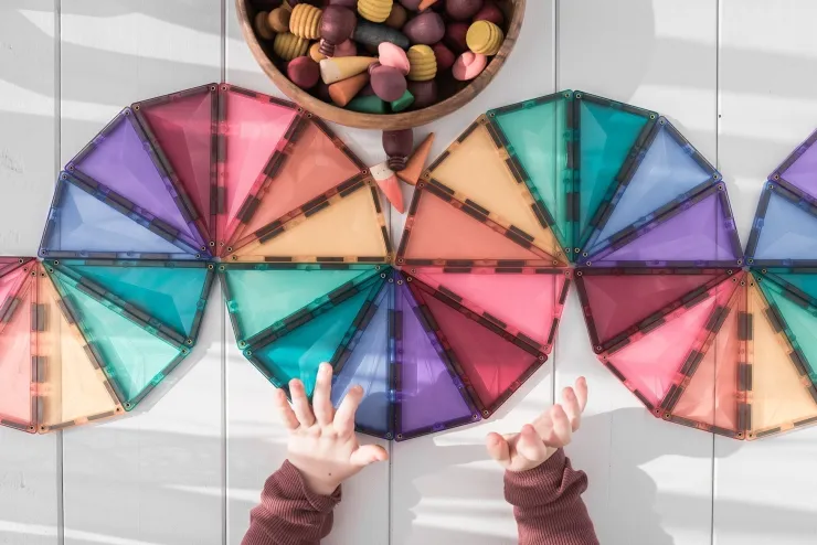 Connetix Building Sets | Magnetic Tiles>Pastel Mega Pack 202 pc