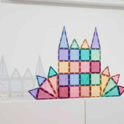 Connetix Building Sets | Magnetic Tiles>Pastel Mini Pack 32pc