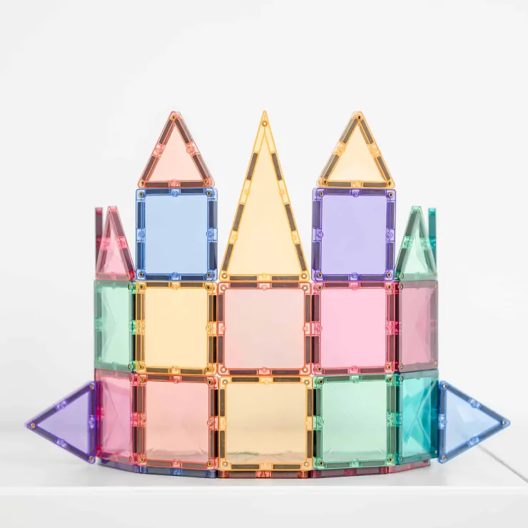 Connetix Building Sets | Magnetic Tiles>Pastel Mini Pack 32pc