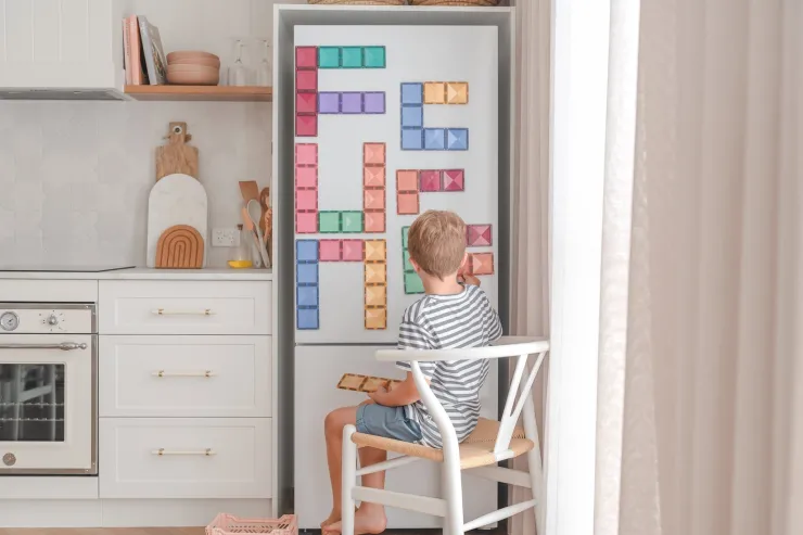 Connetix Building Sets | Magnetic Tiles>Pastel Rectangle Pack 24pc