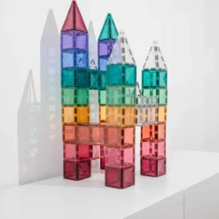 Connetix Magnetic Tiles | Building Sets>Pastel Square Pack 40pc