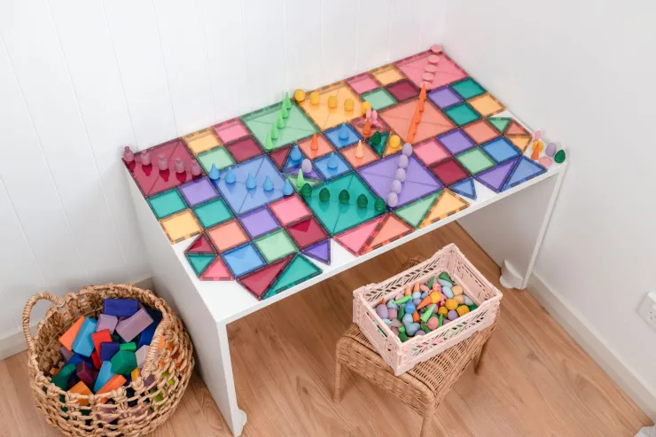 Connetix Building Sets | Magnetic Tiles>Pastel Starter Pack 64pc
