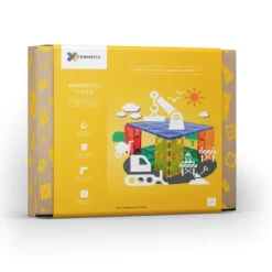 Connetix Building Sets | Magnetic Tiles>Rainbow Blue & Green Base Plate 2pc