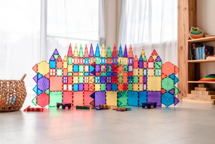 Connetix Building Sets | Magnetic Tiles>Rainbow Mega Pack 212 pc