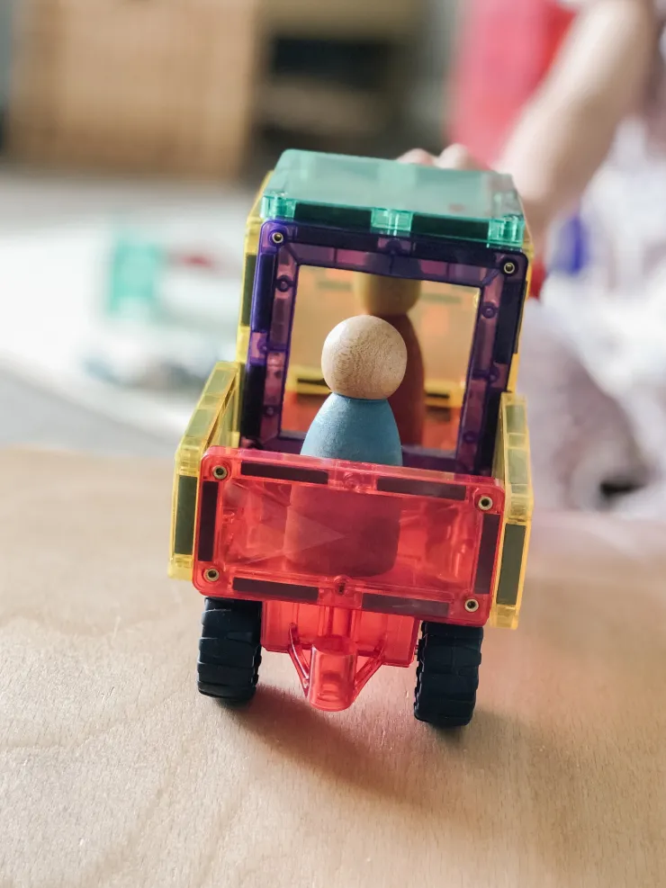 Connetix Building Sets | Magnetic Tiles>Rainbow Motion Pack 24pc