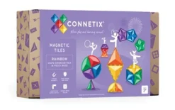 Connetix Building Sets | Magnetic Tiles>Rainbow Shape Expansion Pack 36pc