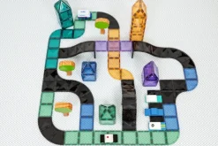 Connetix Building Sets | Magnetic Tiles>Roads, Ramps & Intersections Pack 16pc