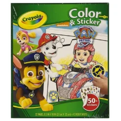 Crayola Drawing, Colouring & Painting | Stationary & Stickers>Colour & Sticker Book - Paw Patrol