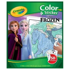 Crayola Drawing, Colouring & Painting | Stationary & Stickers>Colour & Sticker Book - Frozen