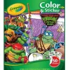 Crayola Drawing, Colouring & Painting | Stationary & Stickers>Colour & Sticker Book - Teenage Mutant Ninja Turtles