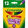 Crayola Art Supplies | Drawing, Colouring & Painting>Coloured Pencils Half-Size 12Pk