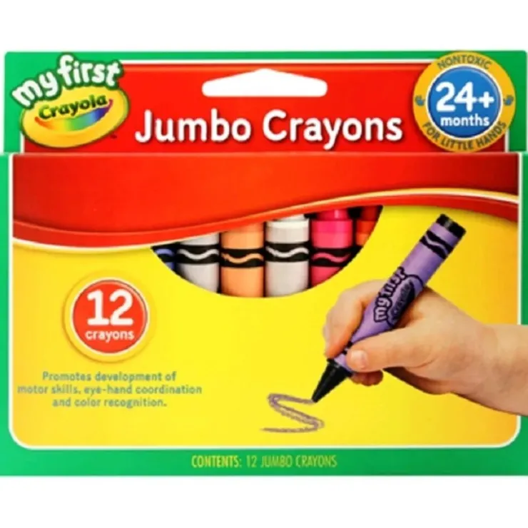 Crayola Art Supplies | Drawing, Colouring & Painting>My First Jumbo Crayons 12pk