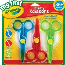 Crayola Art Supplies | Drawing, Colouring & Painting>My First Safety Scissors 3pk