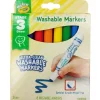 Crayola Stationary & Stickers | Art Supplies>My First Ultra Round Nib Markers 8pk