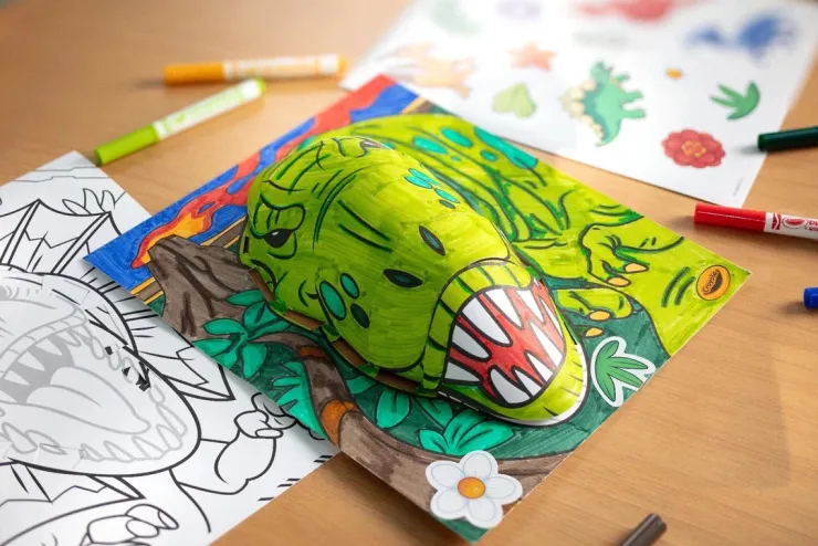Crayola Art Supplies | Drawing, Colouring & Painting>* POPS 3D Activity Set Dinosaurs